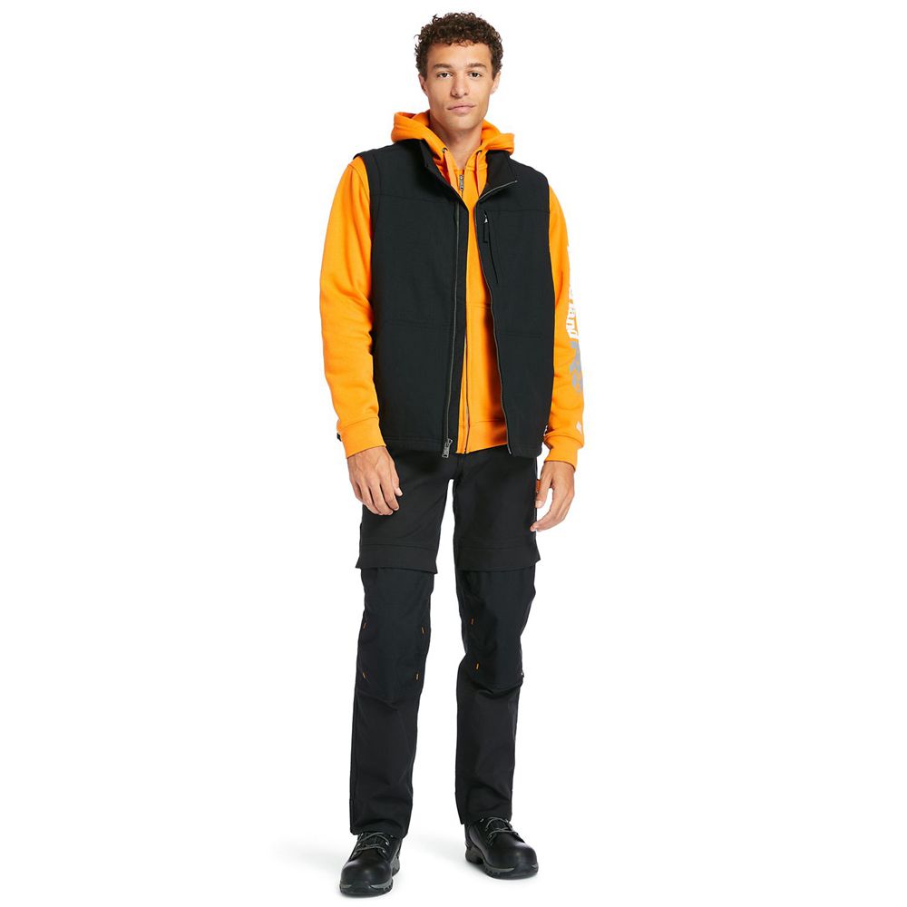 Timberland Mens Vests PRO® Split System Insulated - Black - India IM2731480